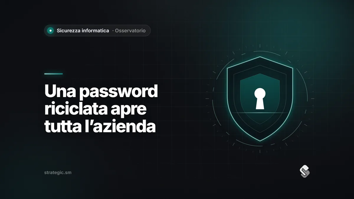 L’imbianchino digitale: come una password riciclata apre le porte dell’azienda