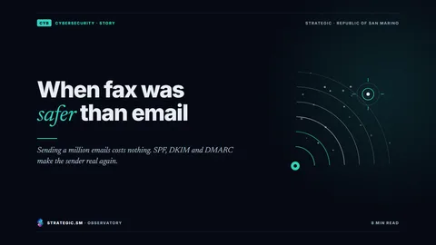Cover: “When fax was safer than email”, Cybersecurity