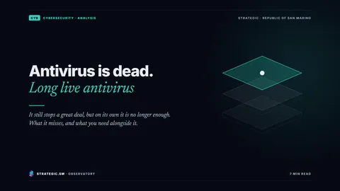 Cover: “Antivirus is dead. Long live antivirus”, Cybersecurity