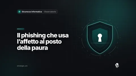 Il phishing affettivo: quando l’esca usa l’affetto e arriva fino in ufficio