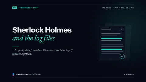 Cover: “Sherlock Holmes and the log files”, Cybersecurity