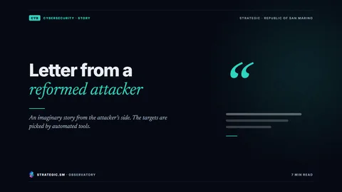 Cover: “Letter from a reformed attacker”, Cybersecurity