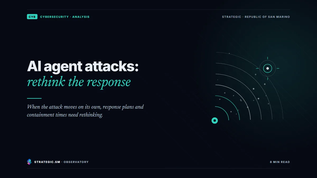 Cover: “AI agent attacks: rethink the response”, Cybersecurity