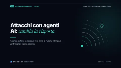 Copertina: «Attacchi con agenti AI: cambia la risposta», Sicurezza informatica