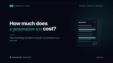 Cover: “How much does a penetration test cost?”, Cybersecurity