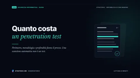 Copertina: «Quanto costa un penetration test», Sicurezza informatica