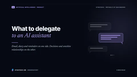 Cover: “What to delegate to an AI assistant”, Artificial intelligence