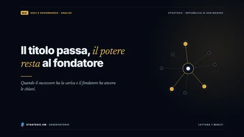 Copertina: «Il titolo passa, il potere resta al fondatore», Soci e governance