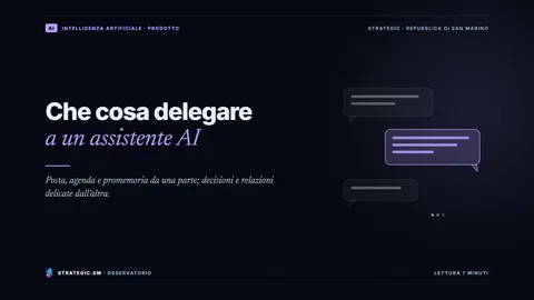 Copertina: «Che cosa delegare a un assistente AI», Intelligenza artificiale