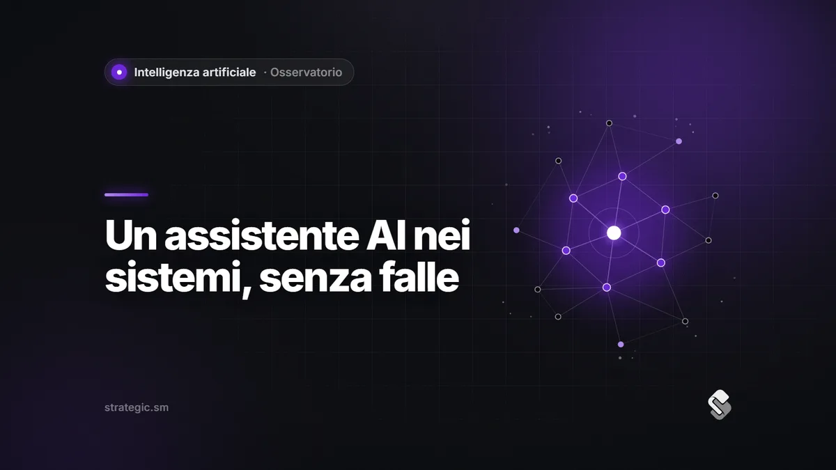 Assistente AI collegato ai sistemi aziendali: permessi, registri e dati senza falle
