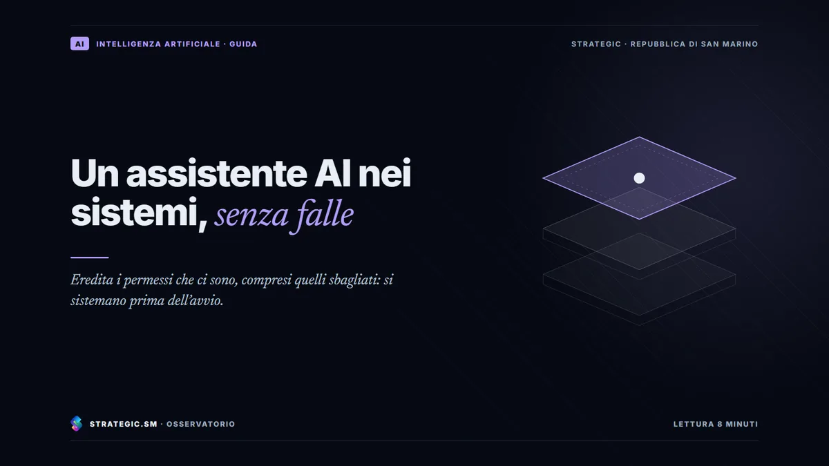 Copertina: «Un assistente AI nei sistemi, senza falle», Intelligenza artificiale