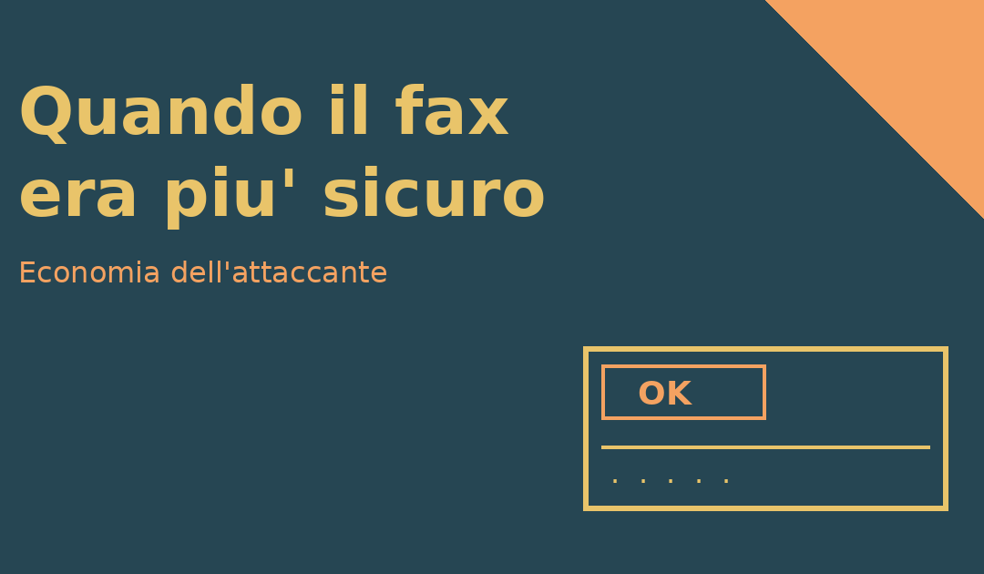 Quando il fax era più sicuro: piccola nostalgia con lezione