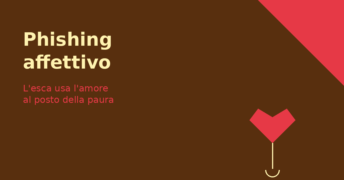 Phishing affettivo cuore e amo