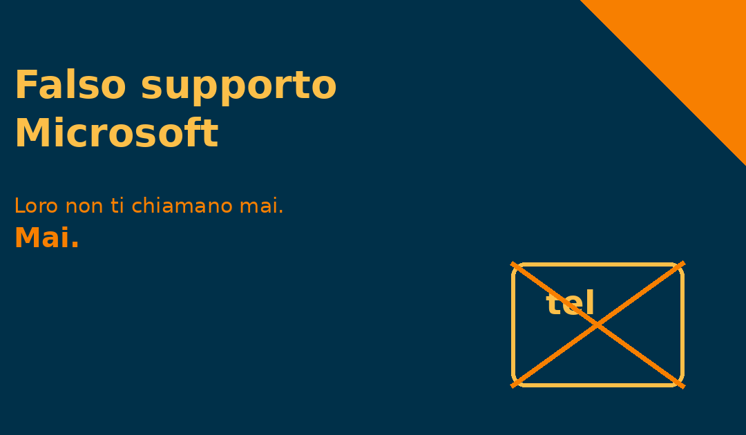 Falso supporto Microsoft: dialogo verosimile dall’altro capo del telefono